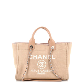 Chanel Deauville NM Tote Mixed Fibers Small