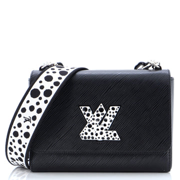 Louis Vuitton Twist Handbag Epi Leather with Yayoi Kusama Infinity Dots Detail MM