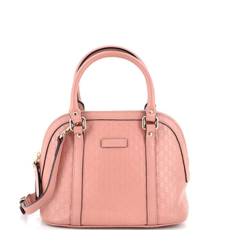Gucci Convertible Dome Satchel (Outlet) Microguccissima Leather Mini