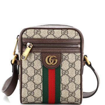 Gucci Ophidia Messenger Bag GG Coated Canvas Mini