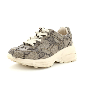 Gucci Rhyton Sneakers Jumbo GG Coated Canvas