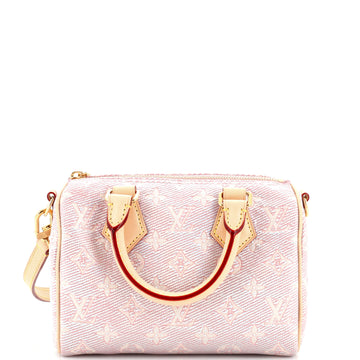 Louis Vuitton Speedy Bandouliere Bag Monoglam Jacquard Canvas 20