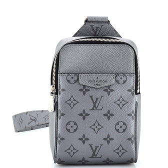 Louis Vuitton Outdoor Slingbag Monogram Taigarama Silver 2428961