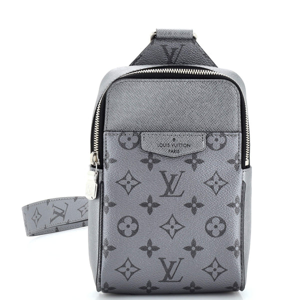Louis Vuitton Grey Taiga Leather Monogram Taigrama Outdoor