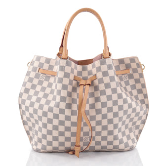 Louis Vuitton Girolata Handbag Damier White