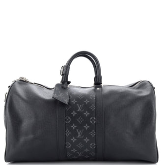 Louis Vuitton Keepall Bandouliere Bag Monogram Taigarama 50
