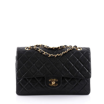 Chanel Vintage Classic Double Flap Bag Quilted Lambskin