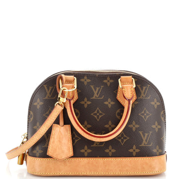 Louis Vuitton Alma Handbag Monogram Canvas BB