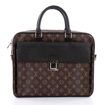 Louis Vuitton Soft Briefcase Macassar Monogram Canvas 2429701