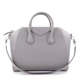 Givenchy Antigona Bag Leather Medium Gray 2429801