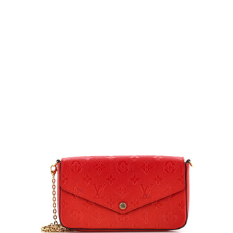 Louis Vuitton Felicie Pochette Monogram Empreinte Leather