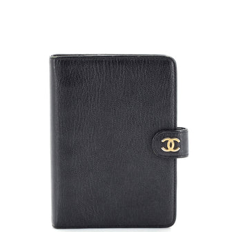 Chanel Ring Agenda Cover Leather Small