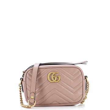 Gucci GG Marmont Shoulder Bag Matelasse Leather Mini