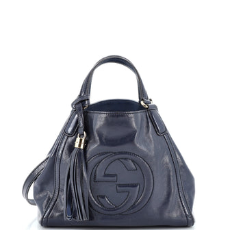 Gucci Soho Convertible Shoulder Bag Patent Small