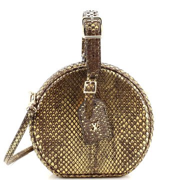 Louis Vuitton Petite Boite Chapeau Bag Python