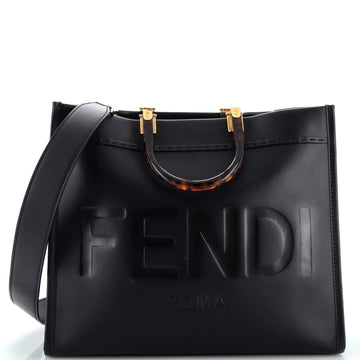 Fendi Sunshine Shopper Tote Leather Medium