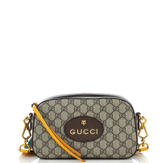 Gucci Neo Vintage Camera Messenger Bag GG Coated Canvas
