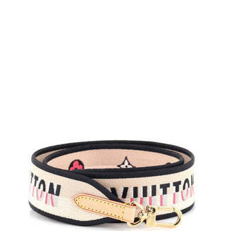 Louis Vuitton Logo Shoulder Strap Jacquard Wide