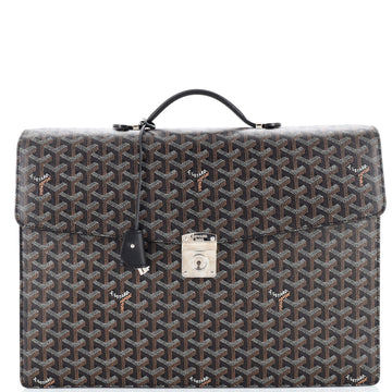 Goyard Serviette Chypre Briefcase Coated Canvas