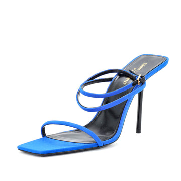Saint Laurent Women's Nuit Heeled Sandals Satin