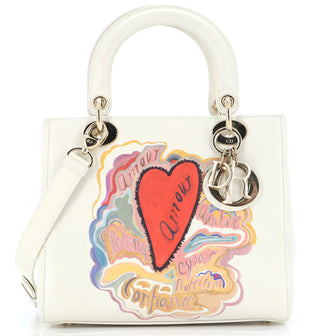 Christian Dior Lady Dior Chain Bag Limited Edition Niki de Saint Phalle Printed Leather Mini