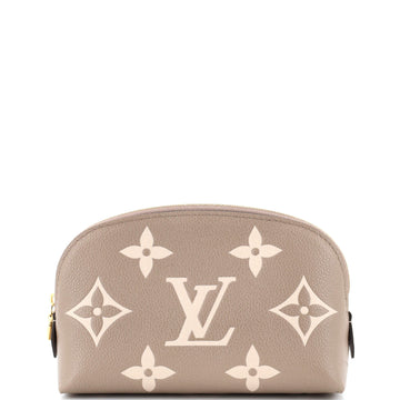 Louis Vuitton Cosmetic Pouch Bicolor Monogram Empreinte Giant