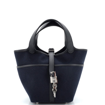 Hermes Cargo Picotin Lock Bag Canvas and Swift PM