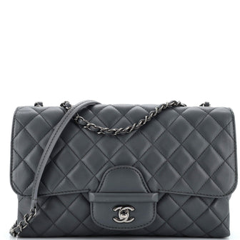 Chanel Coco Loop Flap Bag Quilted Lambskin Jumbo