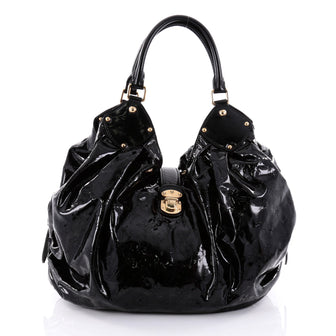 Louis Vuitton L Hobo Surya Leather Black 2431101