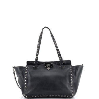Valentino Garavani Rockstud Tote Soft Leather Small