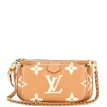 Louis Vuitton Multi Pochette Accessoires Bicolor Monogram Empreinte Giant