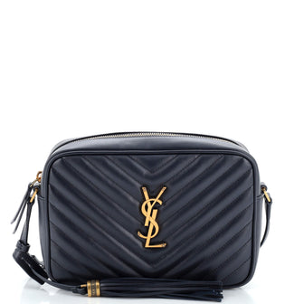 Saint Laurent Lou Camera Bag Matelasse Chevron Leather Small