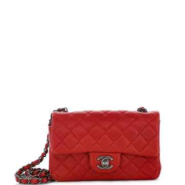Chanel Classic Single Flap Bag Quilted Lambskin Mini