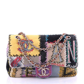 Chanel Classic Single Flap Bag Multicolor Patchwork 2431601