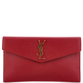Saint Laurent Uptown Pouch Leather