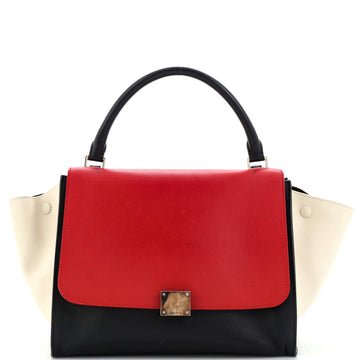 Celine Tricolor Trapeze Bag Leather Large