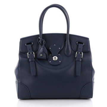 Ralph Lauren Collection Soft Ricky Handbag Leather 33 Blue 2431801