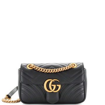 Gucci GG Marmont Flap Bag Matelasse Leather Mini