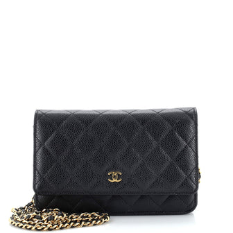 Chanel Wallet on Chain Quilted Caviar