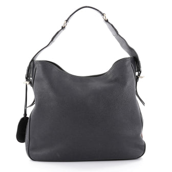 Gucci Heritage Web Hobo Leather Medium Blue 2432101