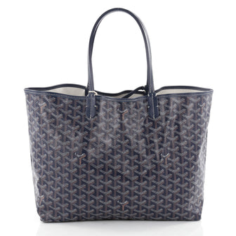 Goyard St. Louis Tote Coated Canvas PM Blue 2432704