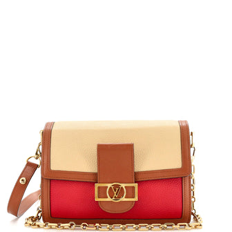 Louis Vuitton Dauphine Shoulder Bag Taurillon Leather MM
