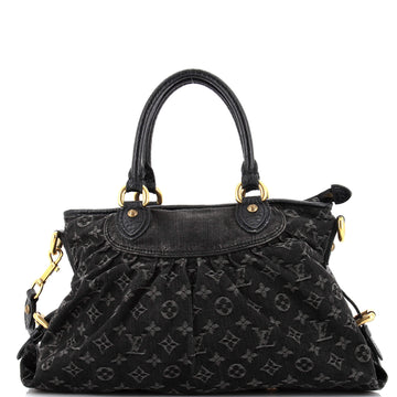 Louis Vuitton Neo Cabby Handbag Denim MM