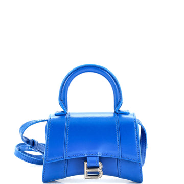 Balenciaga Hourglass Top Handle Bag Leather Mini
