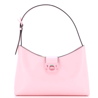 Salvatore Ferragamo Trifolio Shoulder Bag Leather East West