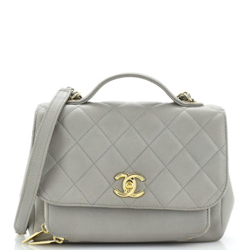 Chanel Business Affinity Flap Bag Quilted Caviar Small