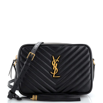 Saint Laurent Lou Camera Bag Matelasse Chevron Leather Small