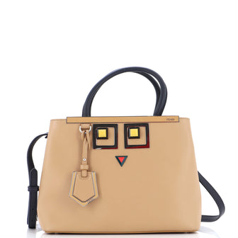 Fendi 2Jours Monster Bag Calfskin Petite
