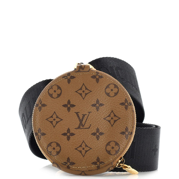 Louis Vuitton Multi Pochette Accessoires Bandouliere Shoulder Strap Nylon  with Reverse Monogram Canvas Black 2434891