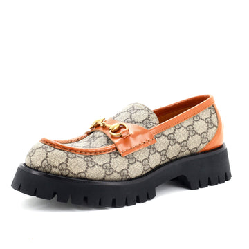 Gucci Women's Harald Horsebit Loafers GG Canvas